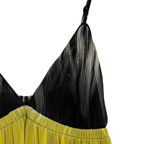 Forever 21 Flowy Boho Maxi Dress Size M Lined Beachy Summery Bohemian Artsy Y2K - Picture 5 of 16